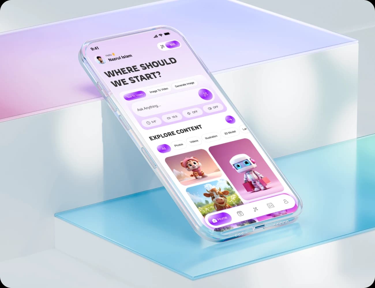 Viora - AI-Powered 3D Mobile Experience Platform & Solution