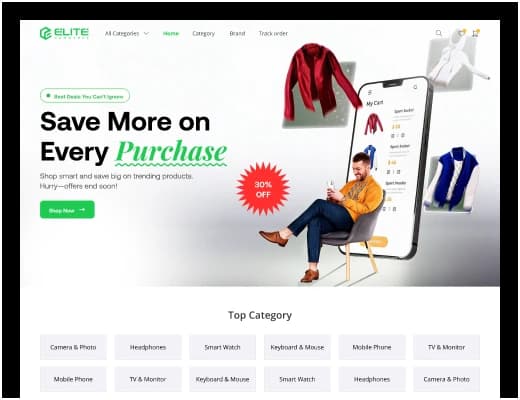 BD Commerce platform screenshot
