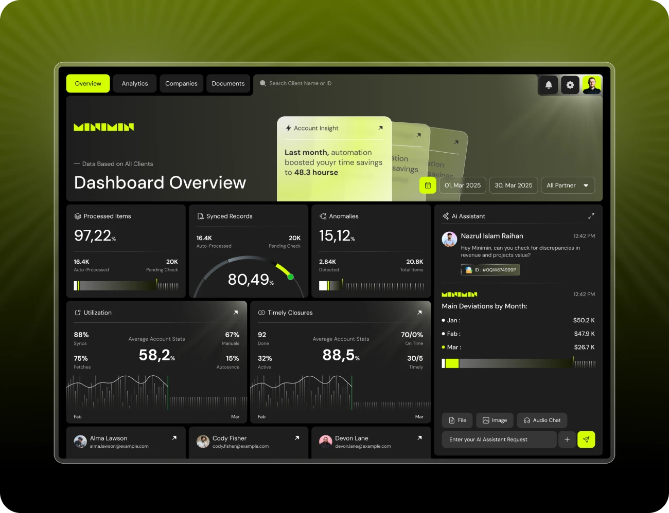 Nexora - Smart SaaS Analytics & Business Intelligence Dashboard